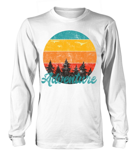 Vintage Camping Adventure Long sleeved Unisex