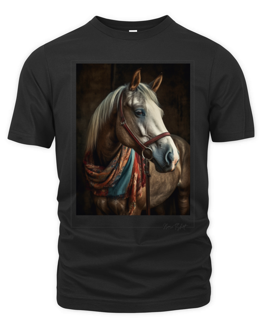 horse - vintage style Organic Unisex T-shirt