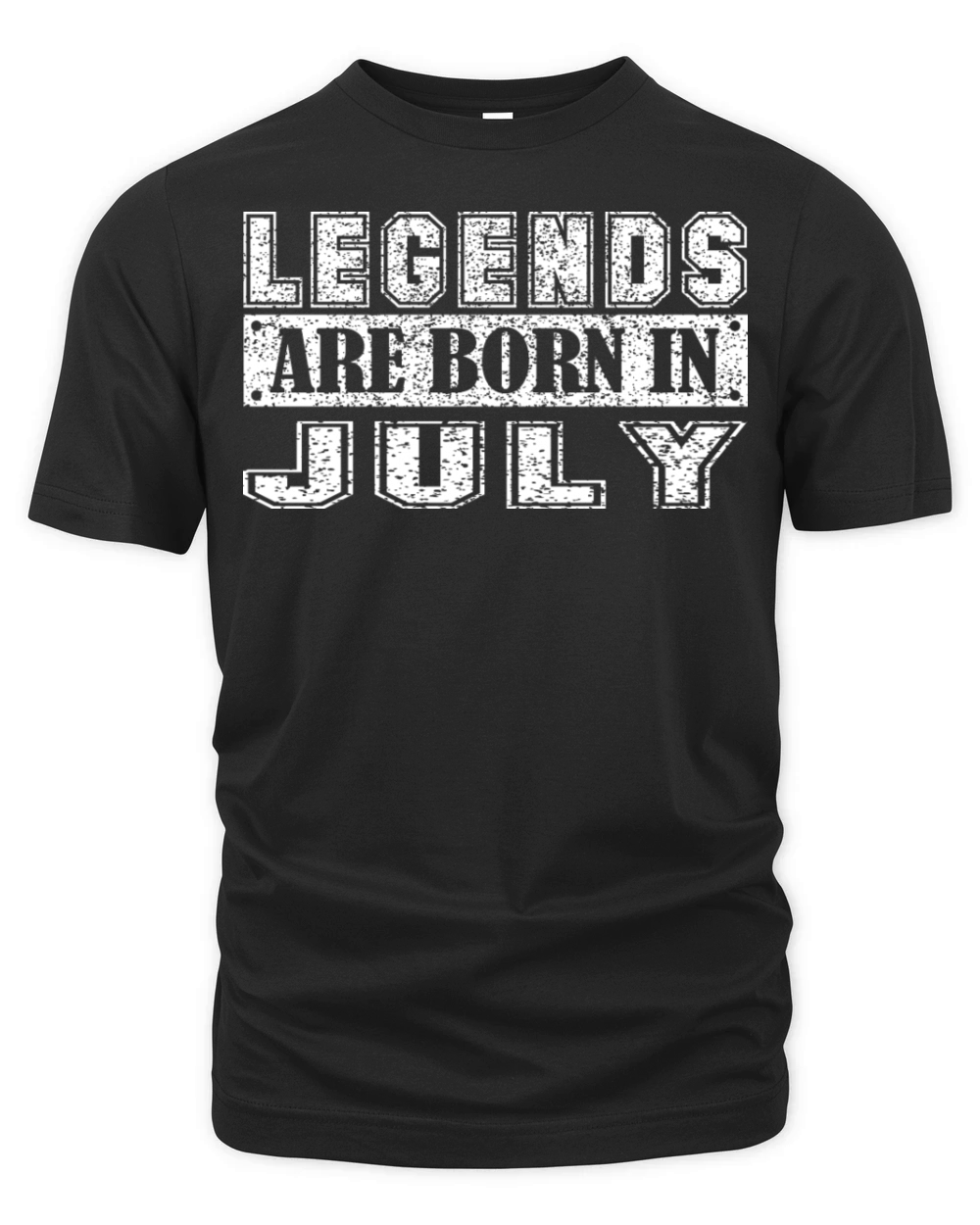 Legend are born in July Vintage Organic Unisex T-shirt