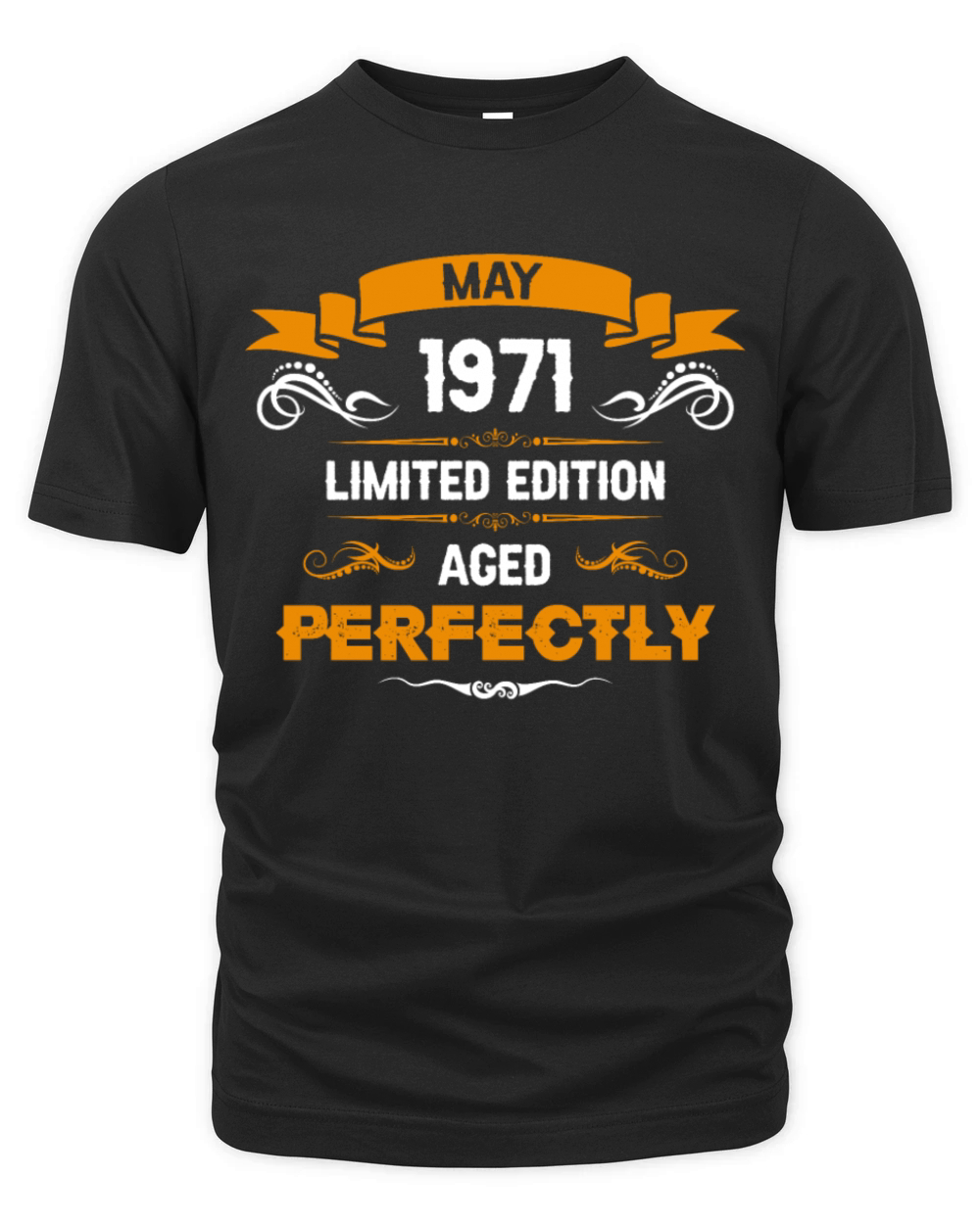 May 1971 Vintage Birthday Present Organic Unisex T-shirt