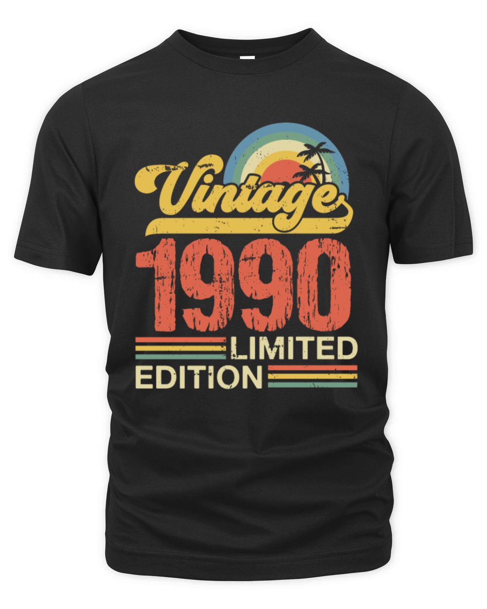 Retro Vintage 1990 Limited Edition Organic Unisex T-shirt