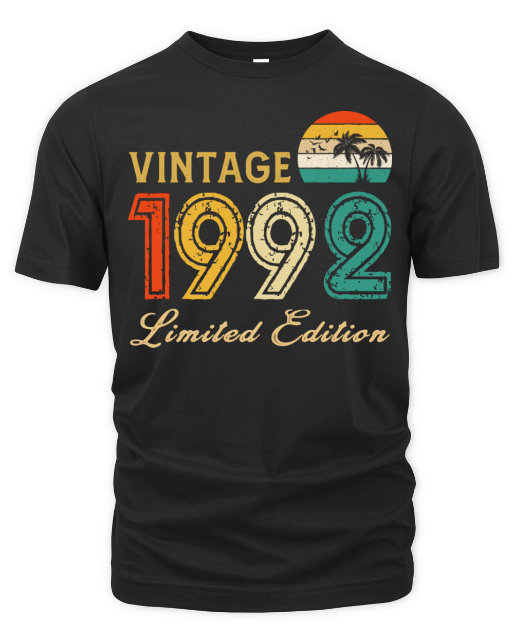 Vintage 1992 Limited Edition Made In 1992 Birthday Organic Unisex T-shirt