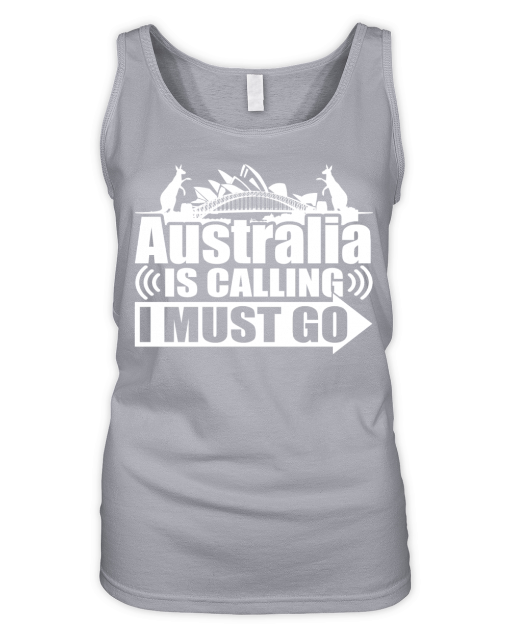 Australia Saying Bagpacker Emigrant Organic Women's Tank Top