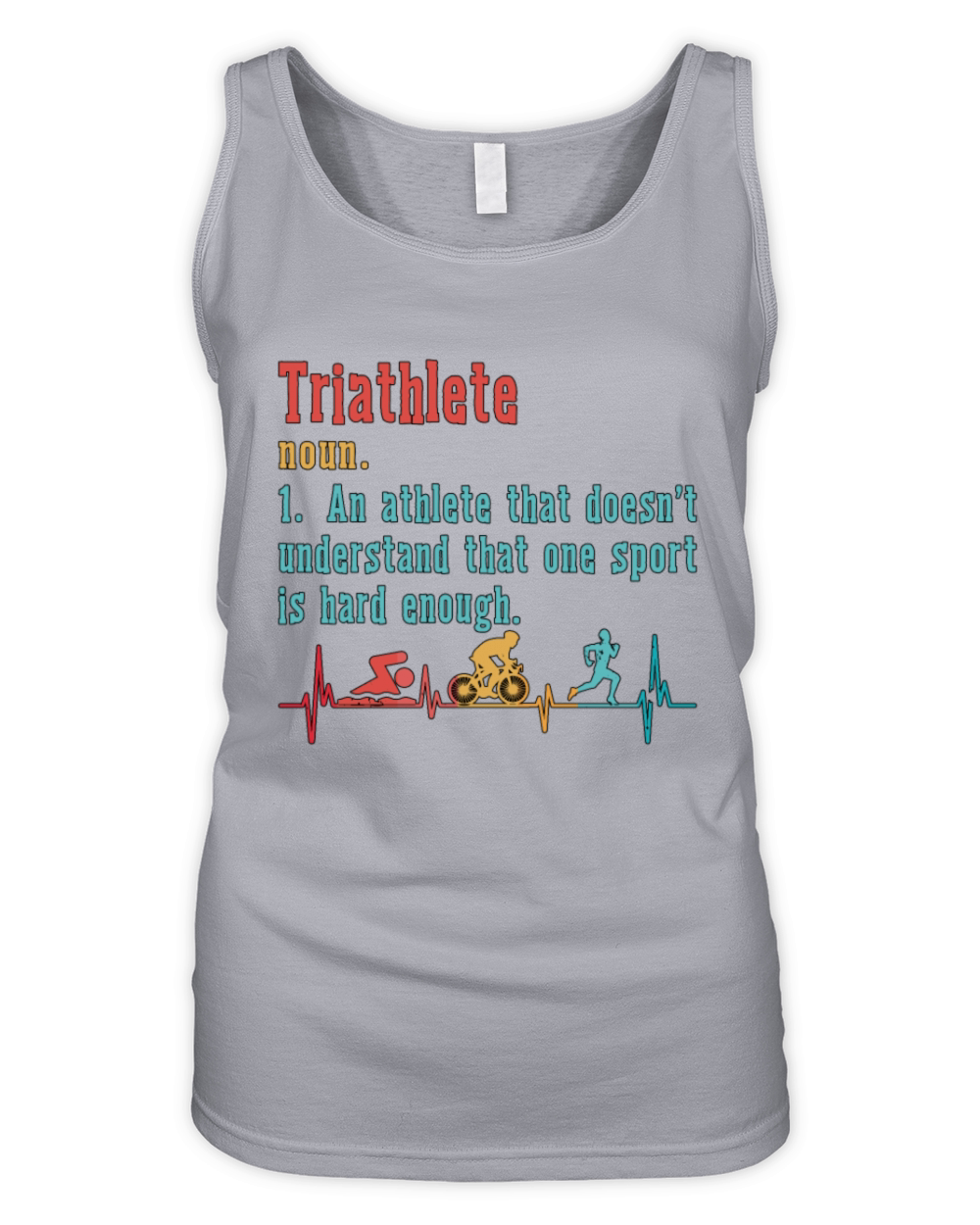 Triathlon Triathlete An Athlete That Competition Organic Women's Tank Top