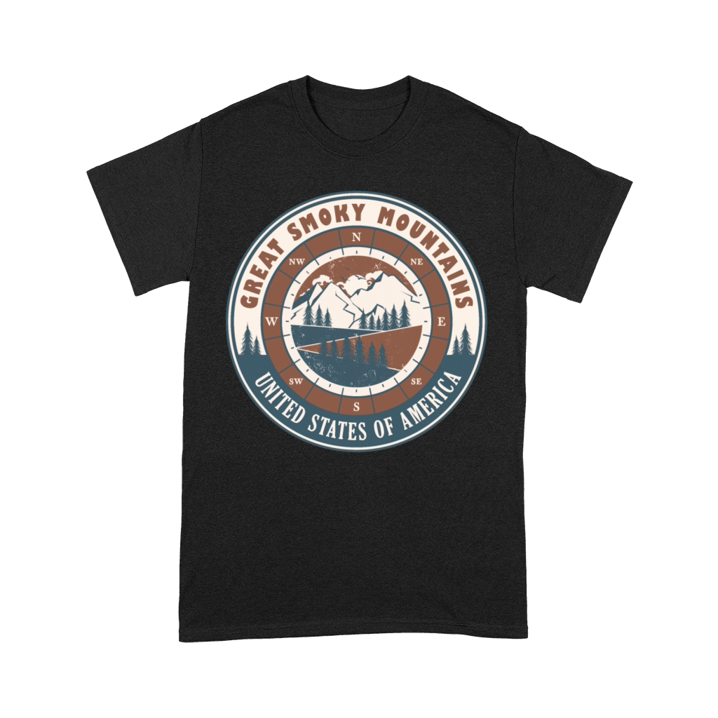 Great Smoky Mountains United States Vintage Hiking Premium T-shirt