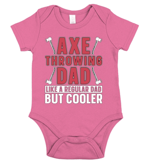 Axe Throwing Dad Like A Regular Dad Woodworker Short Sleeve Baby One-Piece