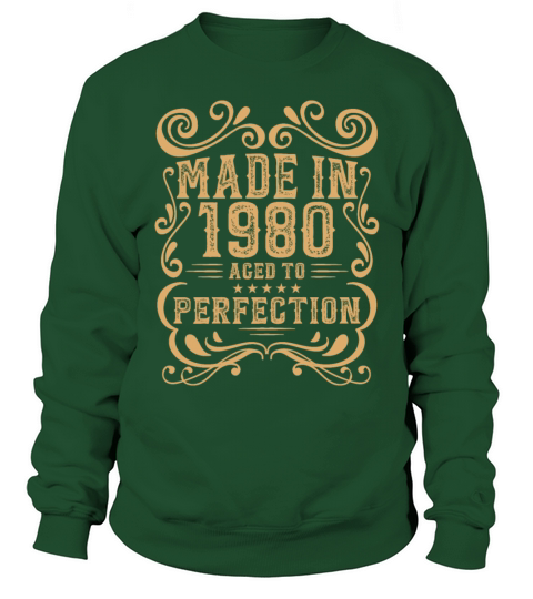 Vintage 1980 Aged to Perfection Sweatshirt Unisex