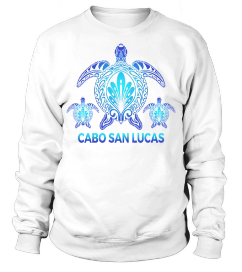 Vintage Cabo San Lucas Mexico MX Turtle Souvenirs Sweatshirt Unisex