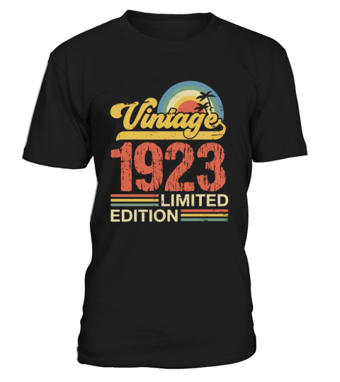 Retro Vintage 1923 Limited Edition T-Shirt Unisex