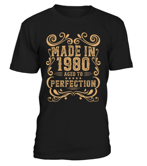 Vintage 1980 Aged to Perfection T-Shirt Unisex