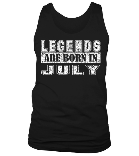 Legend are born in July Vintage Tank Top Unisex