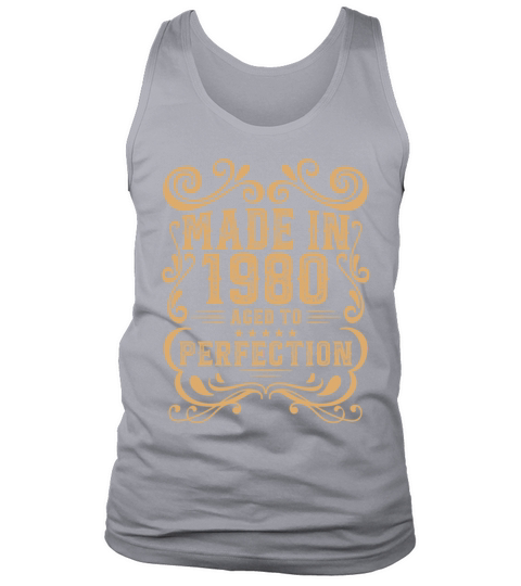 Vintage 1980 Aged to Perfection Tank Top Unisex