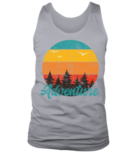 Vintage Camping Adventure Tank Top Unisex