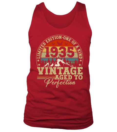 Vintage Limited Edition One Of A Kind 1935 Tank Top Unisex