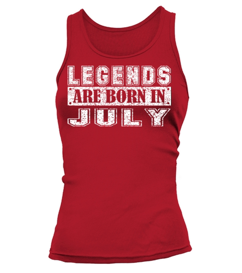 Legend are born in July Vintage Tank top Woman