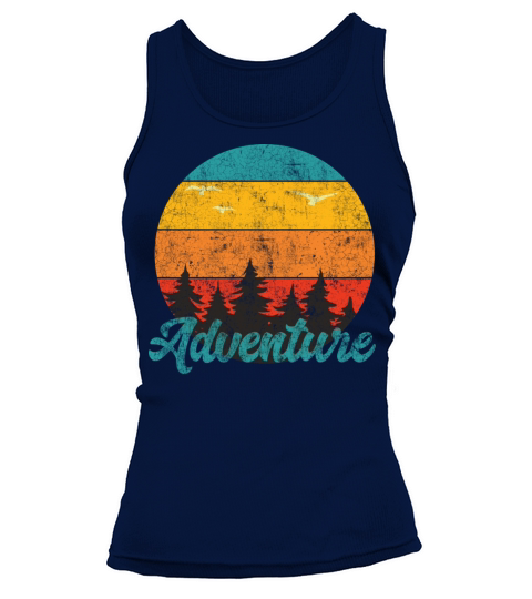 Vintage Camping Adventure Tank top Woman