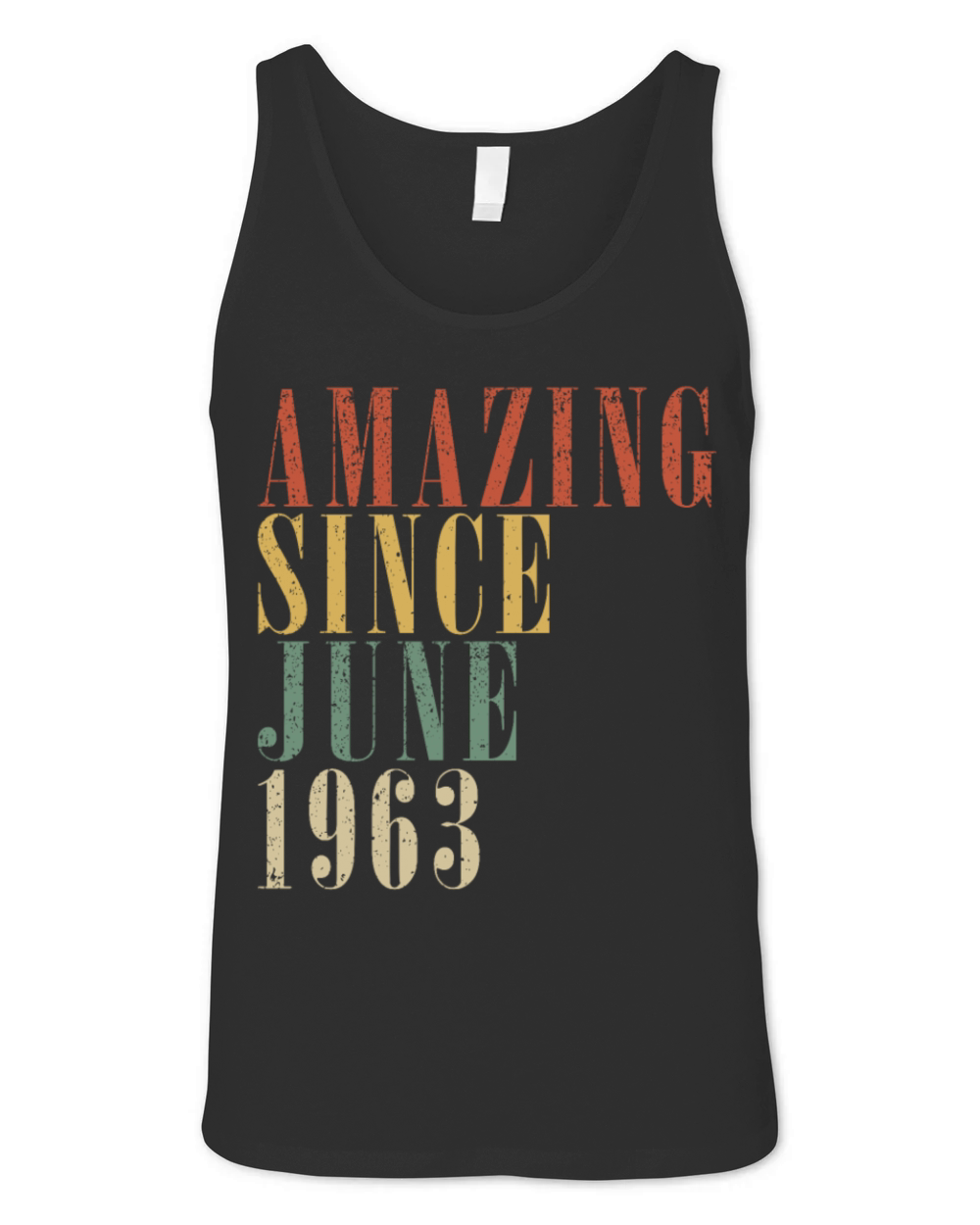 1963 June 1963 Anniversary June 1963 June Unisex Jersey Tank