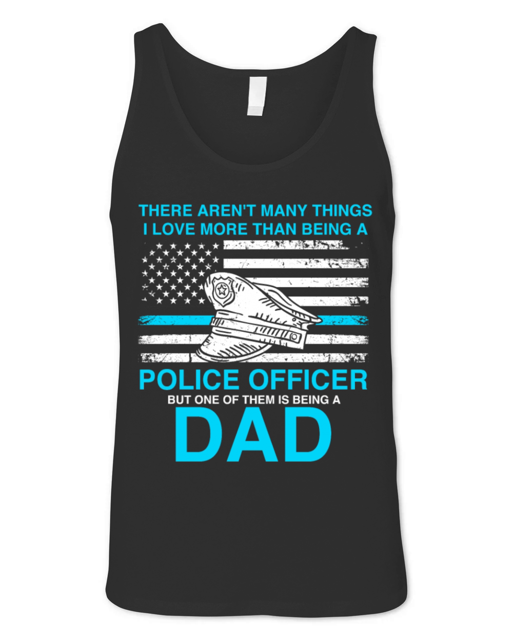 Best police father vintage Unisex Jersey Tank