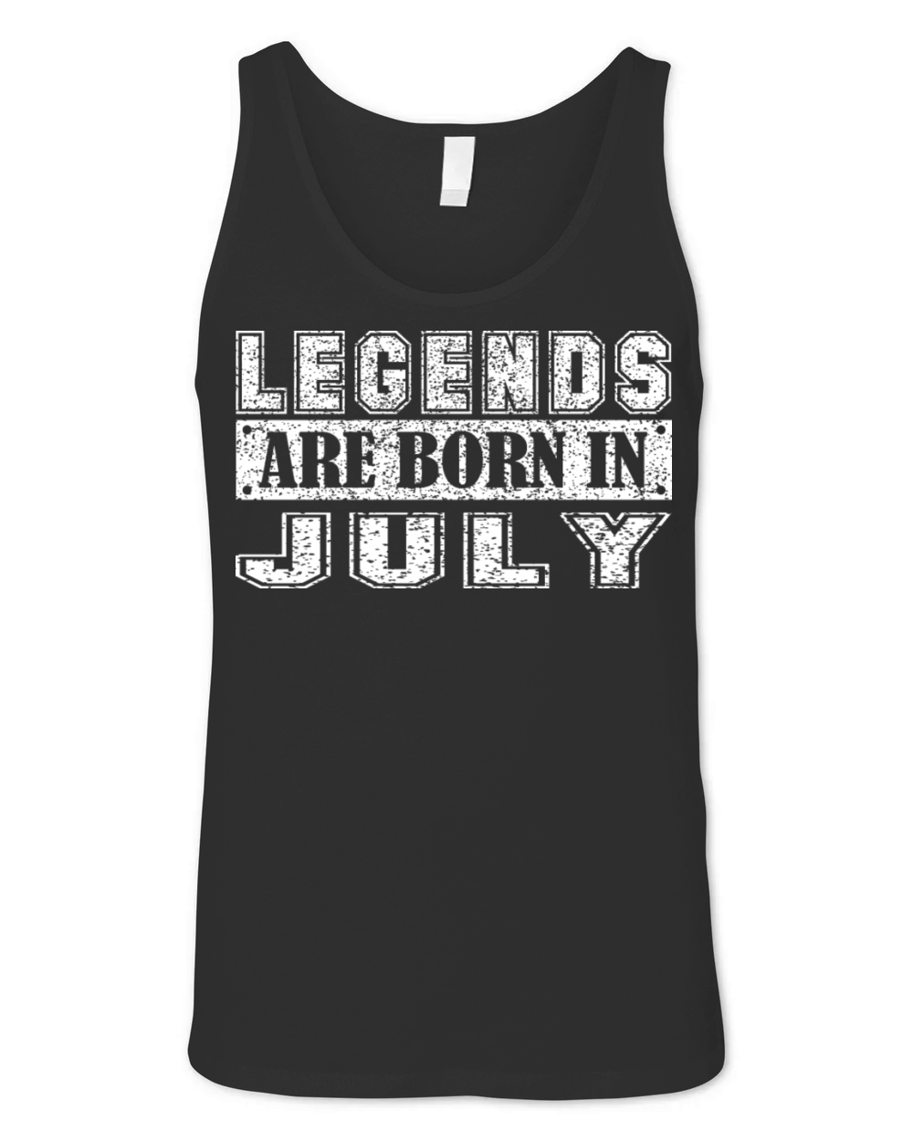 Legend are born in July Vintage Unisex Jersey Tank