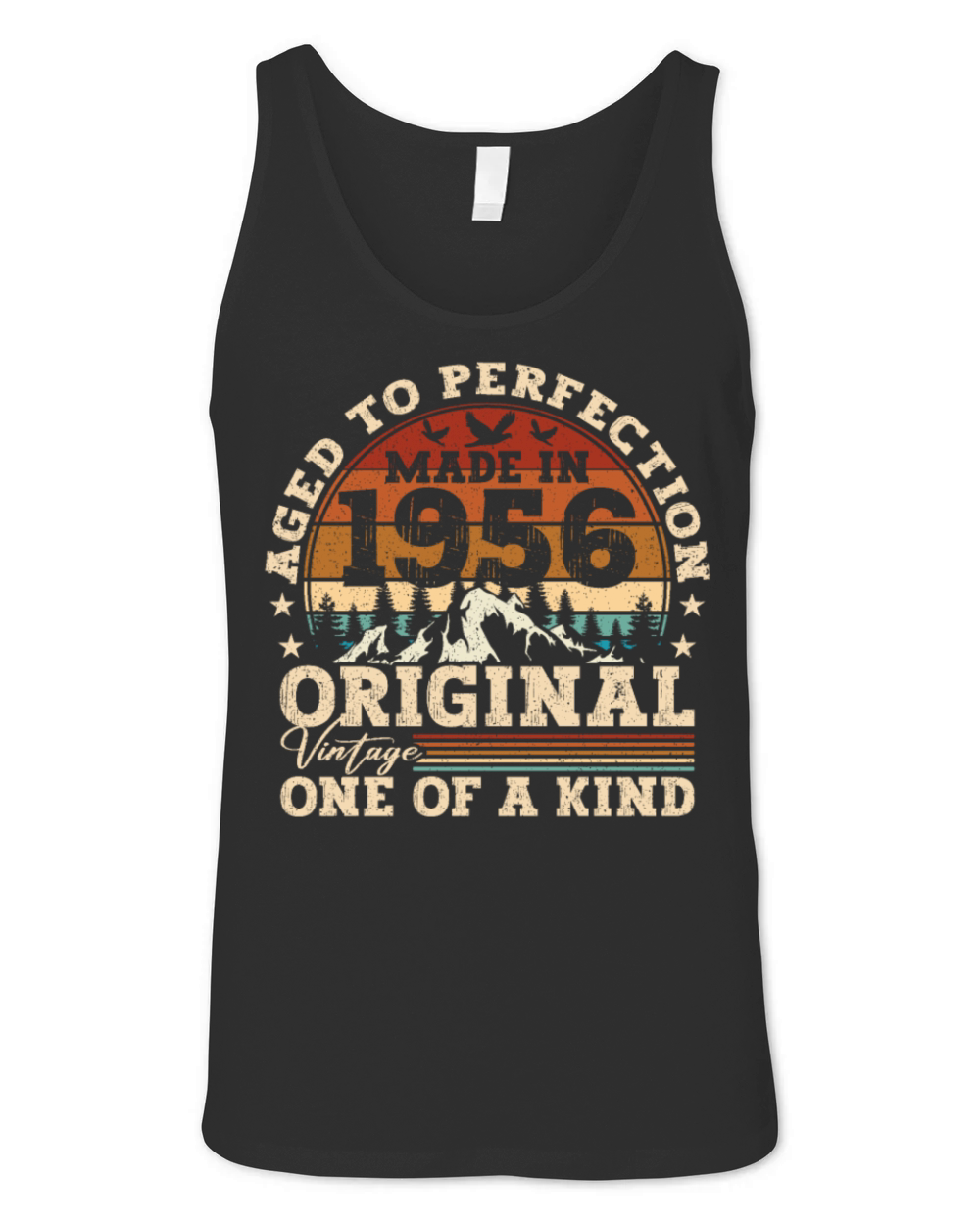 Original 1956 Vintage Vintage Birthday Retro Unisex Jersey Tank