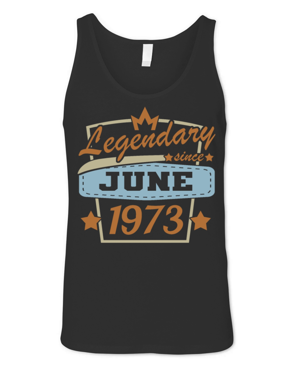 Vintage 1973 Birthday Sayings Unisex Jersey Tank