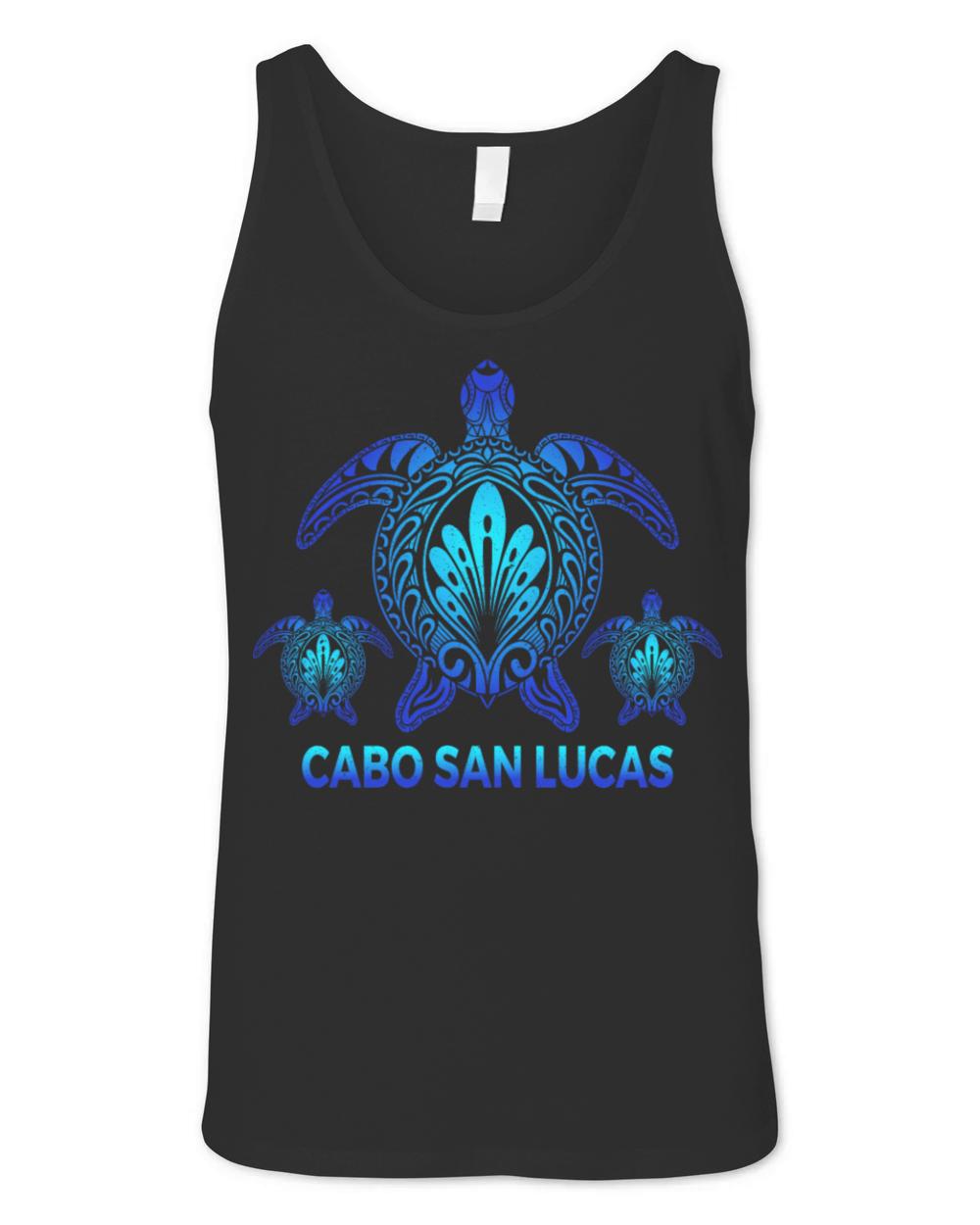 Vintage Cabo San Lucas Mexico MX Turtle Souvenirs Unisex Jersey Tank