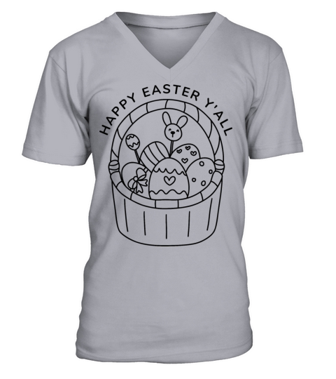 HAPPY EASTER YALL V-Neck T-shirt