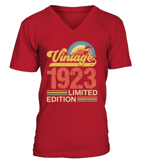 Retro Vintage 1923 Limited Edition V-Neck T-shirt
