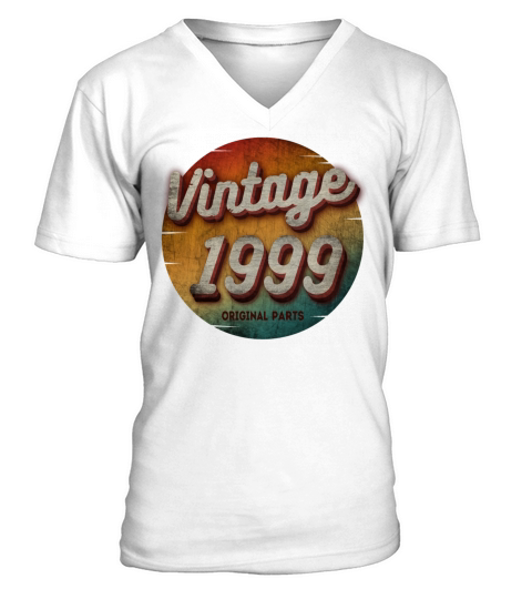VINTAGE 1999 ORIGINAL PARTS V-Neck T-shirt