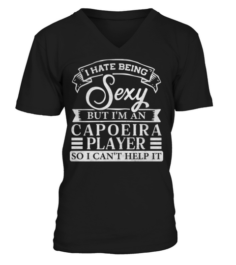 Vintage Capoeira Design With A Funny Quote V-Neck T-shirt