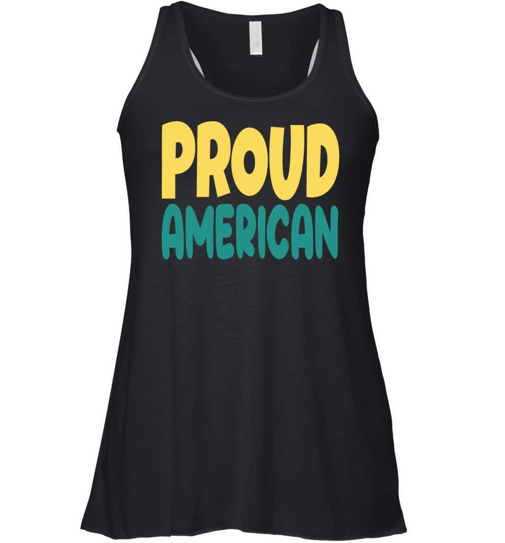 Proud American independence day Women's Flowy Tank Top