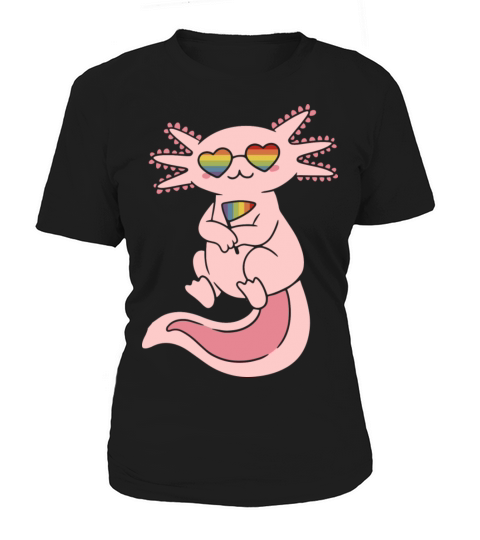 Gay Lesbian Axolotl Csd Lgbtq Pride Gay Women's T-Shirt