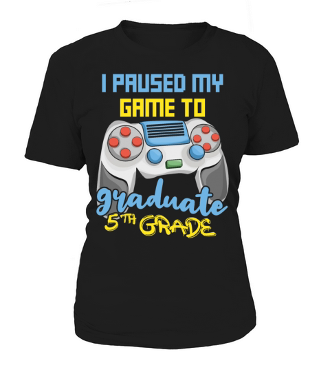 Graduate 5th Grade Graduating 2023 Gamer Gaming Women's T-Shirt