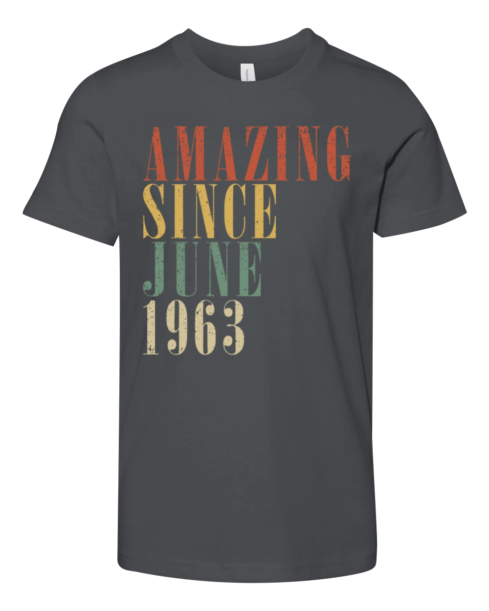 1963 June 1963 Anniversary June 1963 June Youth Unisex Jersey Tee