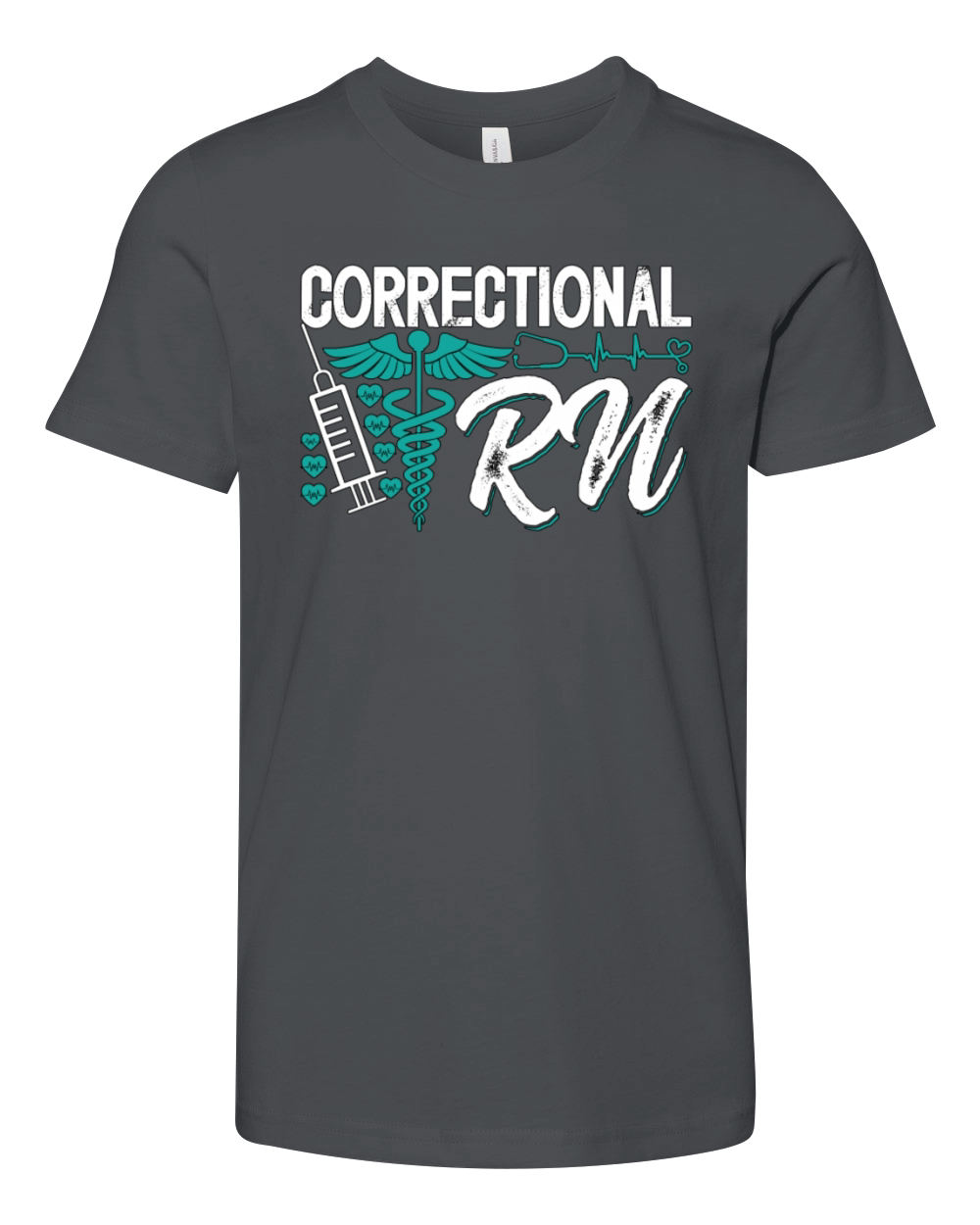 Correctional Nursing Correctional RN Prison Nurse Youth Unisex Jersey Tee