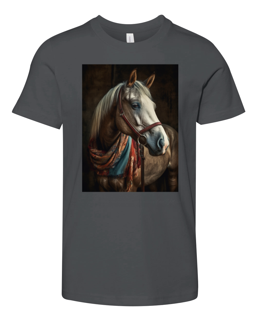 horse - vintage style Youth Unisex Jersey Tee