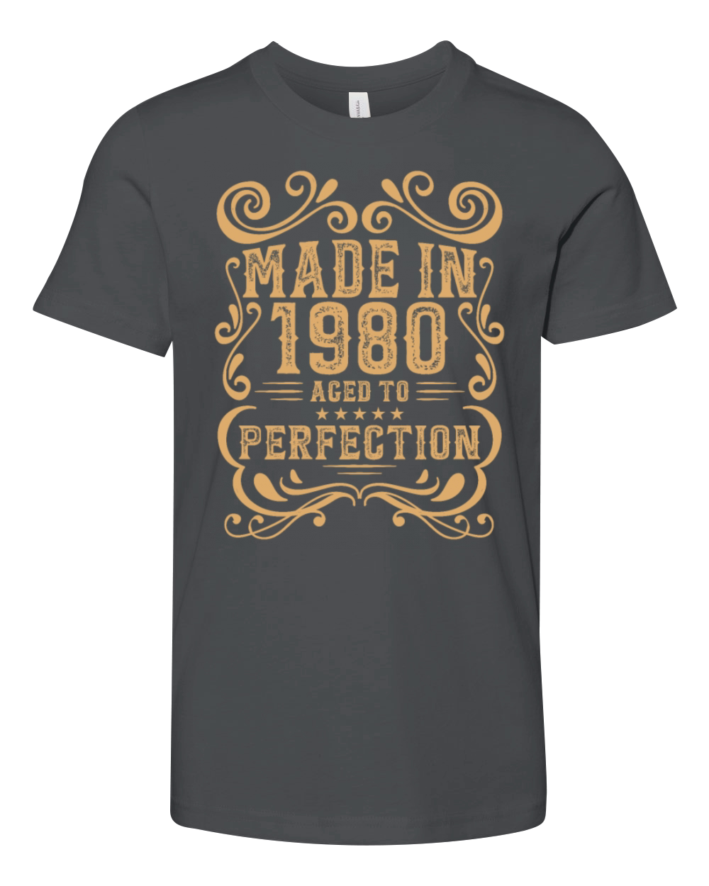 Vintage 1980 Aged to Perfection Youth Unisex Jersey Tee
