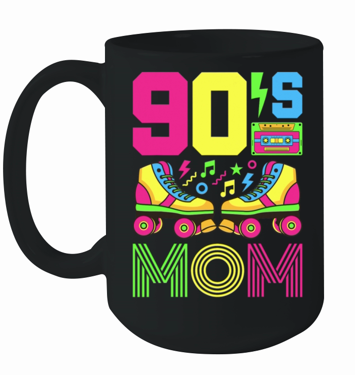 90s Mom 1990s Fashion Nineties Theme Outfit Mother Ceramic Mug
