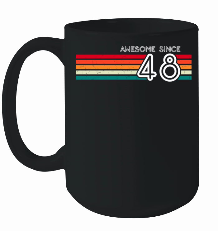 Awesome Since 1948 75th Birthday Gifts 75 Years Ceramic Mug