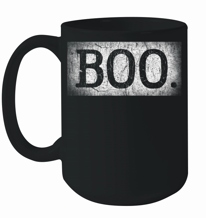 Vintage Boo Halloween Ceramic Mug