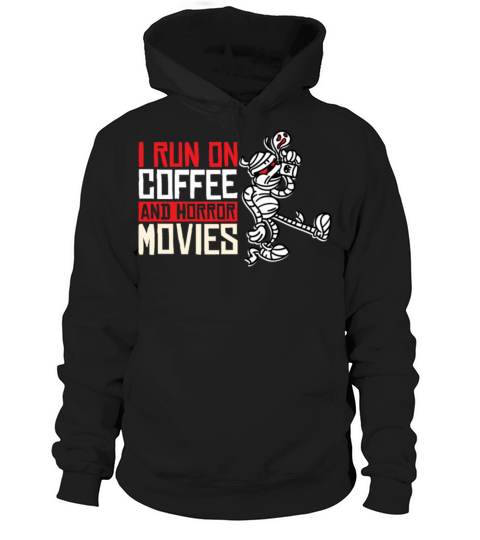 Coffee Horror Movie Lover Hoodie Unisex