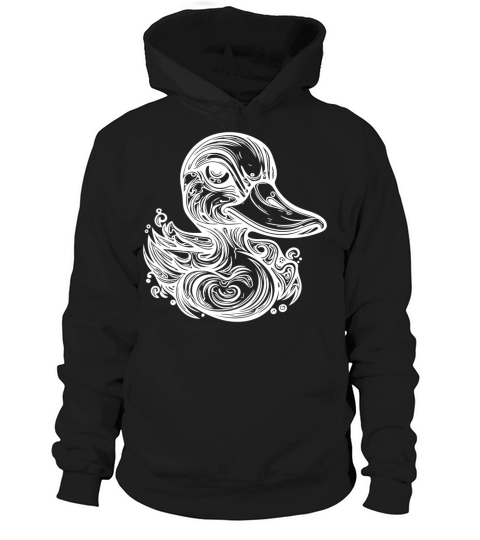 Cute Little Vintage Duck With Huge Beak Hoodie Unisex