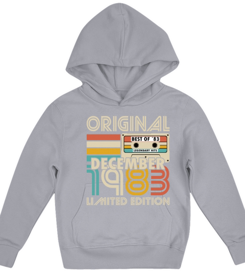 40th birthday december 1983 original 1983 Kids Hoodie
