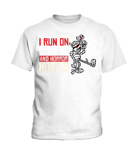 Coffee Horror Movie Lover Kids T-Shirt