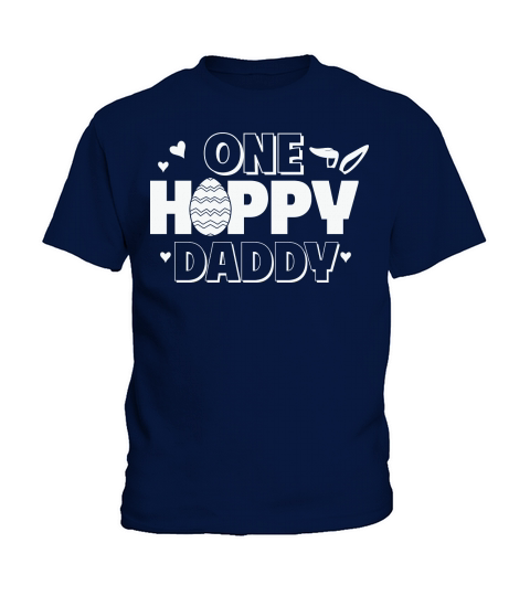 One Happy Daddy Easter Dad Kids T-Shirt
