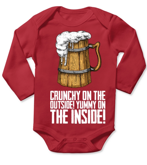Beer Brewery Long Sleeve Baby One-Piece