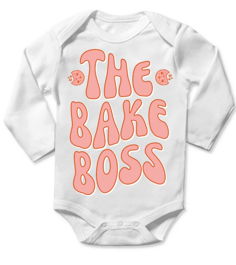 The Bake Boss Long Sleeve Baby One-Piece