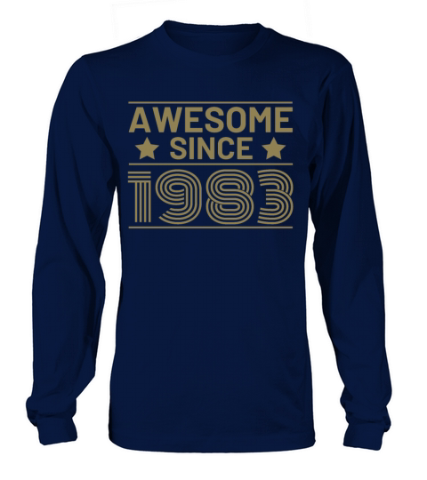1983 birthday retro Long sleeved Unisex