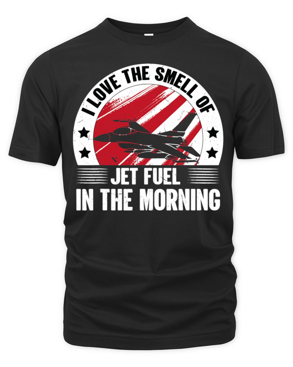 Jet Love Smell Jet Fuel In The Morning Vintage Organic Unisex T-shirt
