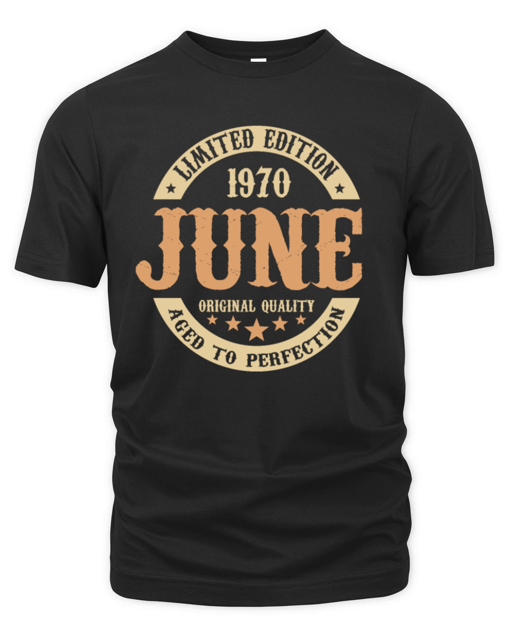 June 1970 Vintage Birthday Present Organic Unisex T-shirt